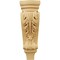 Ekena Millwork 5 1/8"W x 3 3/8"D x 15 1/2"H Medium Acanthus Pilaster Wood Corbel, Alder CORW05X03X16PAAL - alternate 2